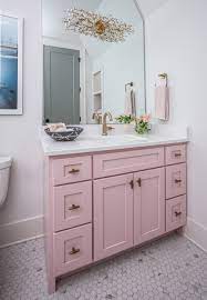 The spacious vintage dresser turned bathroom vanity. 10 Colorful Vanities For A Bold Bathroom Makeover
