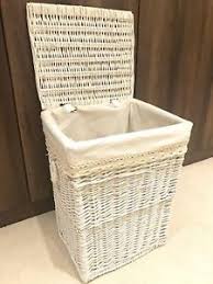 Laundry chores made easier with our laundry baskets. Large White Laundry Wicker Storage Basket Rattan Storage Xmas Gift Hamper Lid Ebay