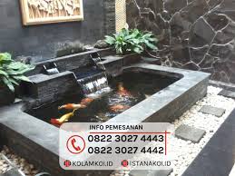 Jasa pembuatan kolam ikan koi / tukang kolam minimalis & modern. Kolam Ikan Koi Minimalis Infoakuakultur Com