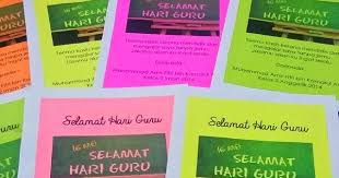 Dan jangan lupa dilihat juga kumpulan kartu ucapan selamat hari ibu terbaru terima kasih admin ucapkan atas kunjungan sobat ke blog gambar. Kad Ucapan Selamat Hari Guru Ciklaili