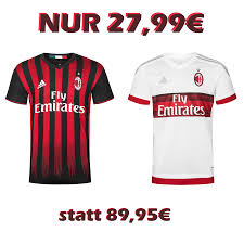 Günstige ac milan fussball trikots bedrucken 2019/20 online shop deutschland, ac milan trikotsatz fussball kaufen,ac milan heim/auswärts/dritte/langarm fußballtrikots verkauf,mit niedrigem preis. Ac Mailand Trikots Sport Angebote De