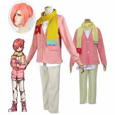 Mitsuba Sousuke Cosplay Anime Jibaku Shounen Toilet Bound Hanako Kun Cosplay Costume Pink Wig Uniform Anime Costumes Aliexpress Hanako of the opera do not use or repost.