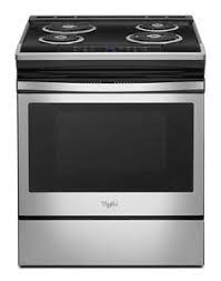 White, stainless, black stainless, black, slate, gray Black On Stainless 4 8 Cu Ft Guided Electric Front Control Coil Range Wec310s0fs Whirlpool
