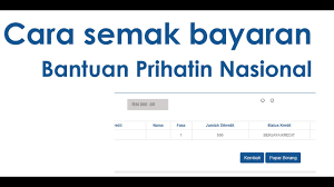 Semakan bantuan prihatin nasional 2.0 4. Cara Semak Bayaran Bantuan Prihatin Nasional Bpn Youtube