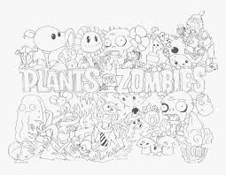 Plants Vs Zombies Para Colorear
