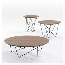 yohsi table basse ronde kendo o 100 o 120 cm table basse ronde table basse table de salon