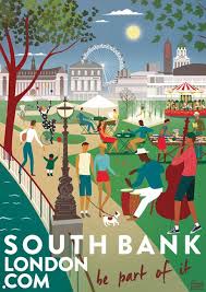 Southbank London Be Part Of It Poster Southbank Centre Shop London Poster London Poster Design London Art Print