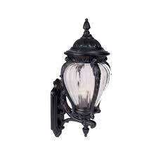Acclaim Lighting Nottingham Collection 4 Light Outdoor Matte Black Wall Lantern Sconce 7015bk The Home Depot Outdoor Wall Mounted Lighting Acclaim Lighting Wall Mount Light Fixture