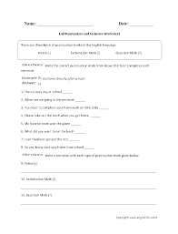 Englishlinx Com Punctuation Worksheets Punctuation Worksheets Le Words Worksheets