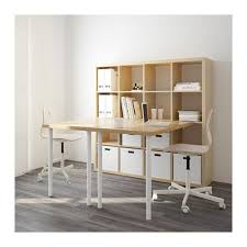 Kallax Workstation Birch Effect Ikea Kallax Ikea Kallax Desk Kallax