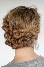 Previous 15 of 15 next. Hairstyle Tutorial Easy Twist And Pin Updo For Curly Hair Hair Romance