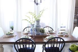 Really they'd look great in anything made of clear glass. A Blue And Green Cottage Table Starfish Cottage Cottage Table Dining Room Table Centerpieces Dining Table Centerpiece