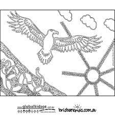 Aboriginal Colouring Pages Brisbane Kids Aboriginal Dot Painting Colouring Pages Aboriginal Art