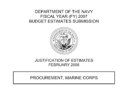 department of the navy fiscal year fy 2007 budget