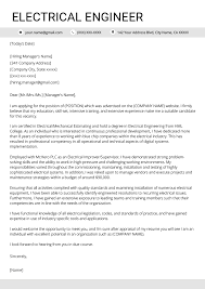 Commissioning engineers work at a client's site, where they are responsible for commissioning and overseeing the installation of systems, plants and equipment. Electrical Engineer Cover Letter Example Resume Genius