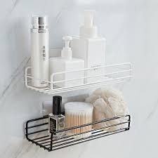 Maybe you would like to learn more about one of these? Bathroom Metal Shelf Storage Wall Mounted Durable Shower Organizer Kitchen Toilet Rack Holder Shower Dorm With Adhesive Hook Storage Holders Racks Aliexpress