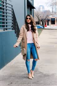 Trench coat women camel overcoat long sleeve wrap coat for winter. Camel Coat And Pink Styled Southern Sophisticated By Naomi Trevino