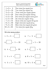 Explore each category to find the perfect one for your classroom! Revise 2x 5x And 10x Tables Multiplication Maths Worksheets For Year 3 Age 7 8 By Urbrainy Com