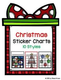 Holiday Sticker Chart Bundle 43 Styles Valentines Day Halloween Christmas