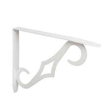 White Brackets Shelving Brackets Accessories Shelving The Home Depot Decorative Shelf Brackets Shelf Brackets Warm White