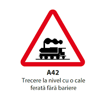 B) reduce viteza, oprete n locul care i ofer vizibilitate maxim asupra cii ferate, fr a depi indicatorul de. Trecere La Nivel Cu O Cale FeratÄƒ FÄƒrÄƒ Bariere Indicator Rutier