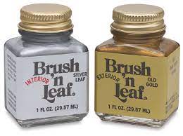 It is particularly bright when drawn from the decorating kiln and so needs little further processing. Amaco Brush N Leaf Liquid Metallic Blick Art Materials