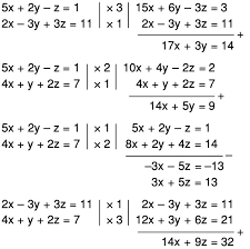 Check spelling or type a new query. Tentukan Himpunan Penyelesaian Sistem Persamaan Linear Tiga Variabel Berikut Dengan Metode Eliminasi 5x 2y Z 1 2x 3y 3z 11 4x Y 2z 7 Mas Dayat