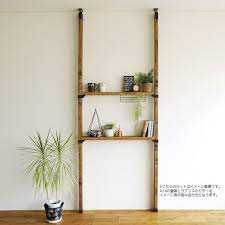 棚セットm labrico ラブリコブロンズと2 4材ジャコビアン briwax 取付幅 2438mm カット無料 送料無料 jxb 22 diyパーツブランド labrico ラブリコ onlineshop インテリア 収納 インテリア ラブリコ