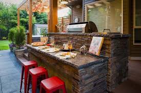 It includes a grill, maybe a pizza oven, a sink, some storage space and cooking countertops. 1001 Outdoor Kitchen Ideas To Help You Enjoy Summer