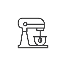 Electric Stand Mixer Line Icon Outline Vector Sign Linear Style Kitchen Icon Instagram Inspiration Posts Line Icon