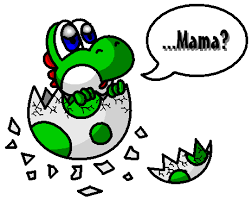 Newborn Yoshi By Meleekirby Png 465 368