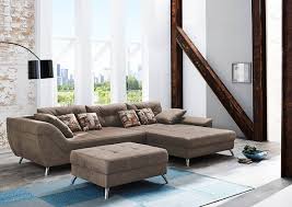 Design Wohnlandschaft San Francisco Microfaser Antik Braun 360 Cm Amazon De Kuche Haushalt Mobel Moebel Sofa Couch Design Wohnz Ecksofas Ecksofa Sofa