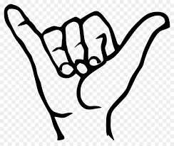 American Sign Language Shaka Zeichen Baby Zeichen Sprache Png Herunterladen 1600 1337 Kostenlos Transparent Weiss Png Herunterladen