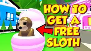 Adopt me codes roblox can provide items, pets, gems, cash and more. How To Get A Free Sloth Roblox Adopt Me Youtube