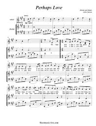 John denver tabs with free online tab player. Perhaps Love Sheet Music John Denver Sheetmusic Free Com