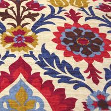 Black floral upholstery decorating fabric. Modern Floral Upholstery Fabric