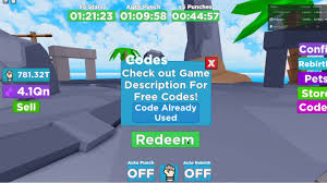 Maybe you would like to learn more about one of these? Punch Clicker Simulator Codes 08 2021