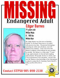 Mr. Edgar Barnes was last seen