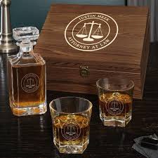 A staple for the liquor connoisseur, a scotch decanter provides a sophisticated touch when storing and pouring your favorite spirits. Darby Home Co Mcloughlin Scales Of Justice Personalized Whiskey Decanter Set Wayfair