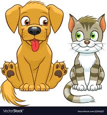 Little young cute redhead boy feeding his cat with milk. Cute Cat And Dog Cartoon Novocom Top