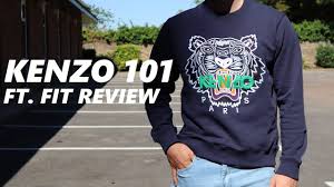 Kenzo 101 Kenzo Sweatshirt Fit Review Unboxing