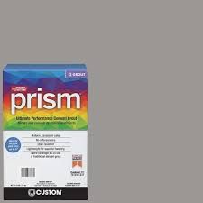 Prism's calcium aluminate cement based formula offers consistent color with no shading regardless of tile type, temperature or humidity. Custom Building Products Prism 165 Delorean Gray 17 Lb Grout Pg16517t The Home Depot