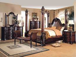4 Post Canopy Bed Cherry Bedroom Furniture Dark Cherry Furniture 3455 King Bedroom Sets Bedroom Sets Cherry Bedroom Furniture