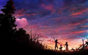 Anime, sunset hd wallpaper posted in anime wallpapers category and wallpaper original resolution is 1920x1200 px. Original Anime Sunset Clouds Silhouette Wallpaper 1920x1200 41517 Wallpaperup