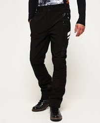 Mens Super Slalom Ski Pants In Black Superdry