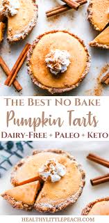 No Bake Keto Paleo Pumpkin Tarts Pumpkin Tarts Mini Pumpkin Pies Pumpkin Recipes
