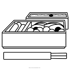 Teach your child how to identify colors and numbers and stay within the lines. Bento Box Coloring Page Ultra Coloring Pages