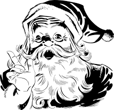 This black and white colouring page is easy to download and one can also get them printed and then paint them. How To Get Your Children Off Of Santa S Naughty List