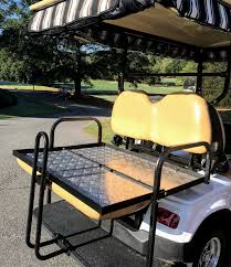 Golf Cart Rear Seat Get A Kit Turn Your Cart Into A 4 Seat Golf Cart Golf Carts Custom Golf Carts Ezgo Golf Cart