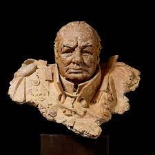 A beautiful woman approached him, and their provocative exchange included a pun on the word bust. Rotterdam S Striking Churchill Bust International Churchill Society